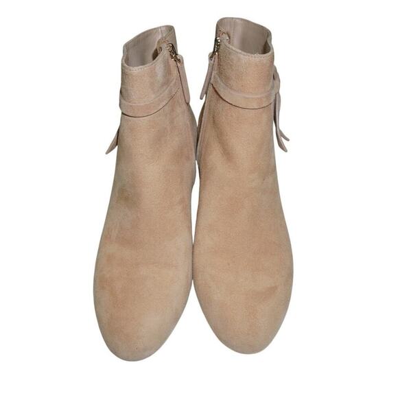 Kate Spade New York Suede Ankle Booties – Size 7B, Beige Tan - Picture 2 of 8